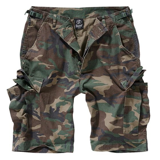 BRANDIT BDU Ripstop Shorts, woodland 6XL