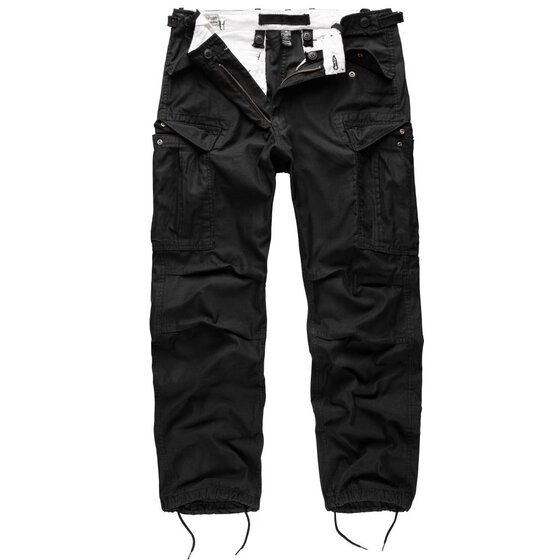 SURPLUS Vintage Fatigues Trousers, black S / 84 cm