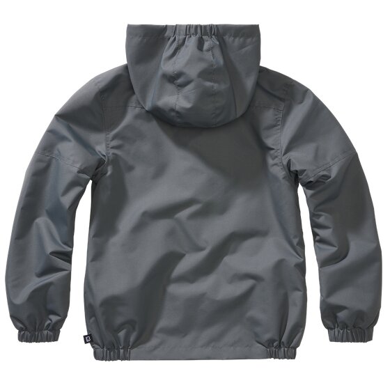 BRANDIT Kids Summerwindbreaker Frontzip, anthracite 170/176