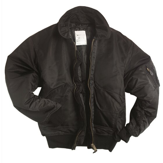 MILTEC US Fliegerjacke CWU basic, black