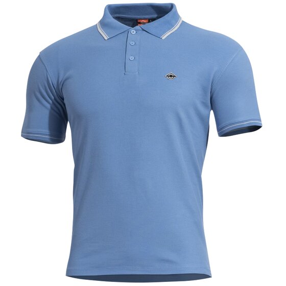 Pentagon Polo Shirt Aniketos, hellblau XS