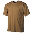 MFH US T-Shirt, halbarm, coyote, 170g/m XXL